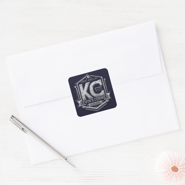 Kevin's Corner Making Sense Out of Nonsense Square Sticker (Envelope)