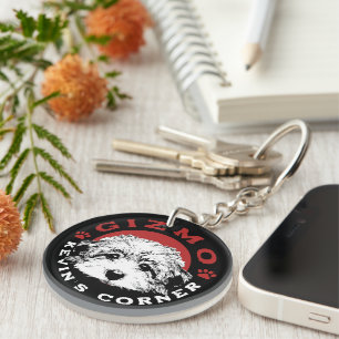 Kevin's Corner Mascot Gizmo Maltipoo Puppy Key Ring