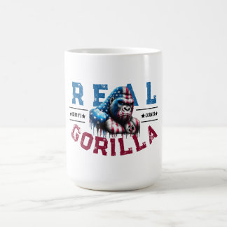 Kevin's Corner REAL GORILLA Face Paint US Flag Coffee Mug