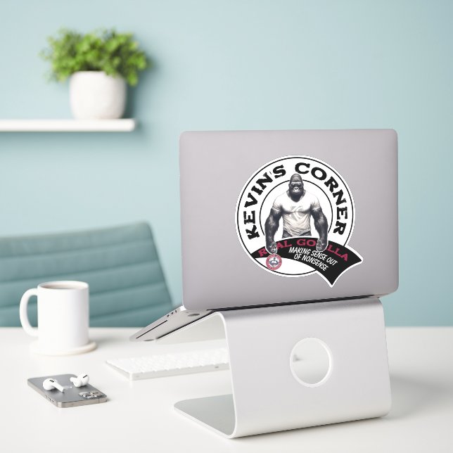 Kevin's Corner REAL GORILLAS (Laptop On Desk)