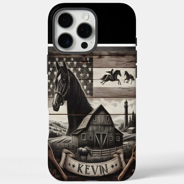 Kevin's Farm Horse Case-Mate iPhone Case (Back)