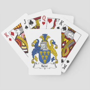 Kew Family Crest Playing Cards