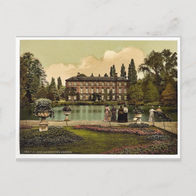 Kew Gardens, the museum, London and suburbs, Engla Postcard (Front)