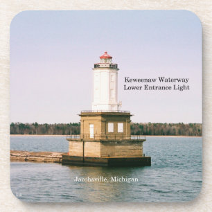 Keweenaw Waterway Lower Entrance Light 6 coasters