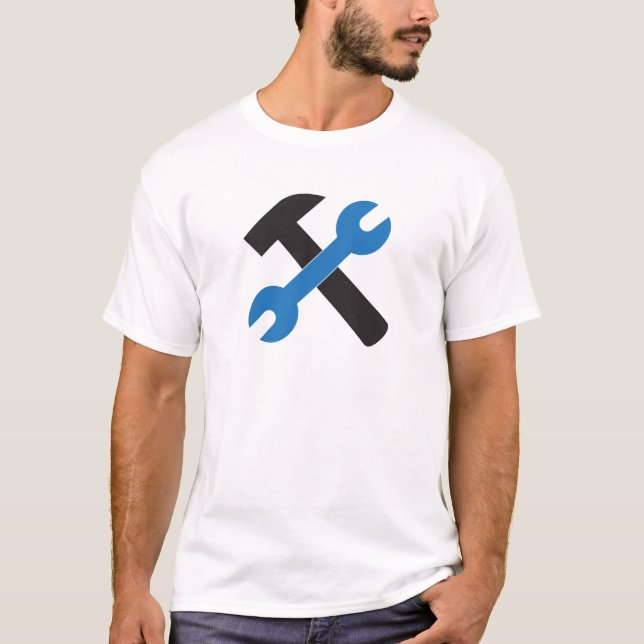 Key and hammer icon T-Shirt (Front)