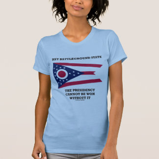 Key Battleground State Presidency Ohio State Flag T-Shirt