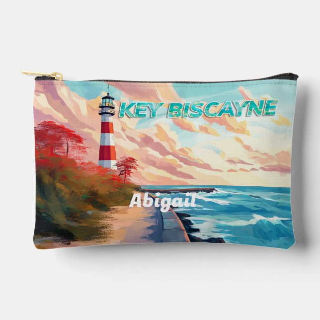 Key Biscayne, Florida Keys Accessory Pouch (Front)