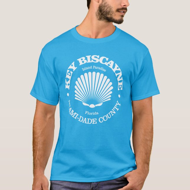 Key Biscayne (seashell) T-Shirt (Front)