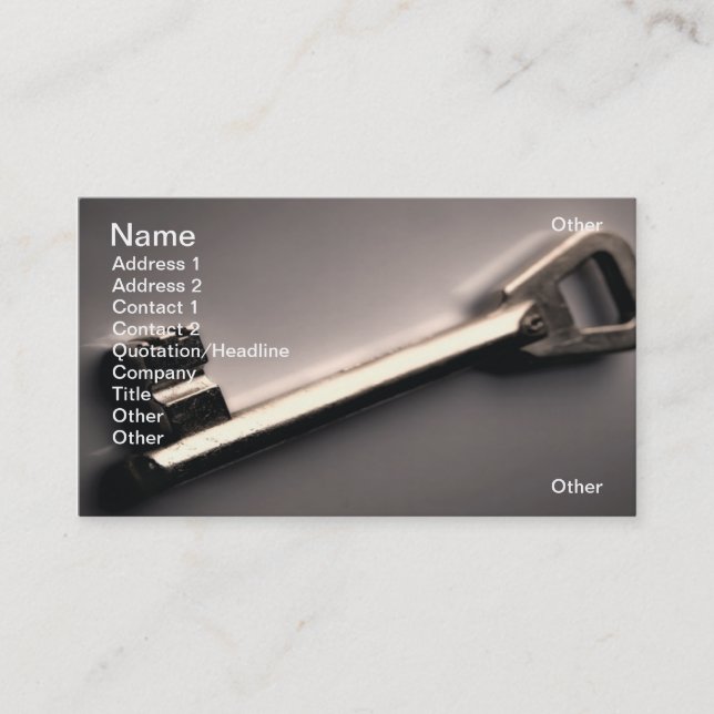 Key Business Card (Front)