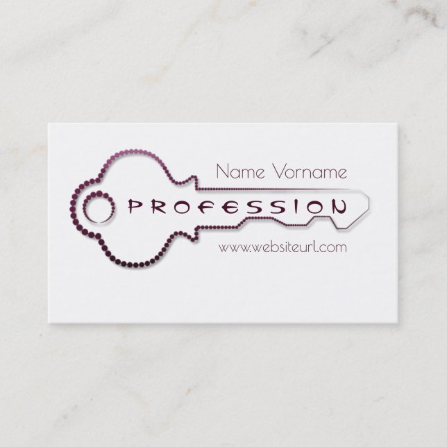 key business card (Front)