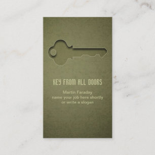 key business card