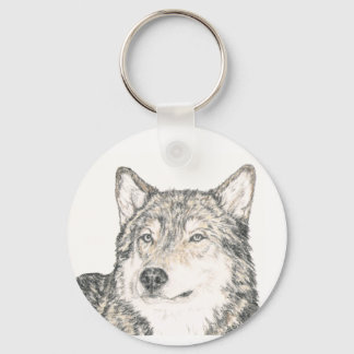Key Chain Alpha Male Wolf