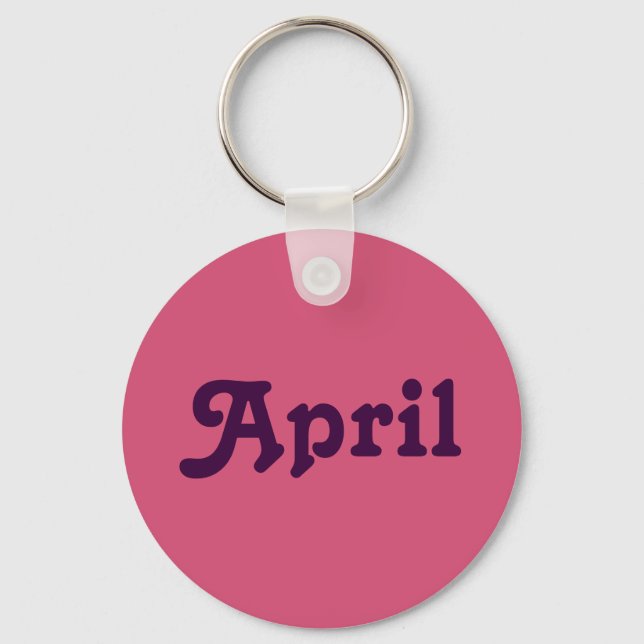 Key Chain April (Front)