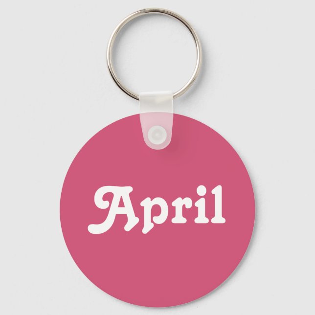 Key Chain April (Front)
