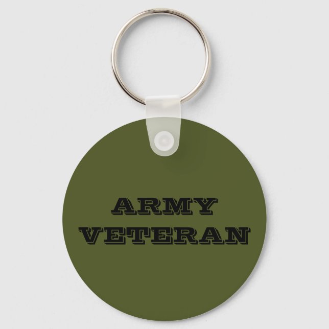 Key Chain Army Veteran (Front)