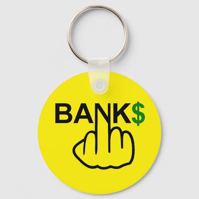 Key Chain Banks Corrupt (Front)