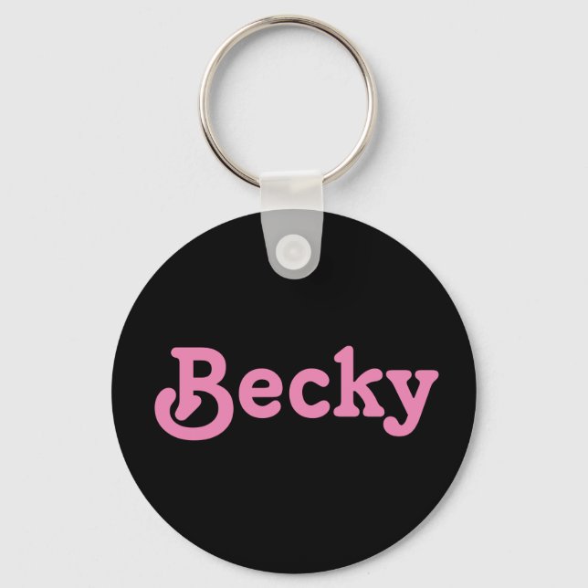 Key Chain Becky (Front)