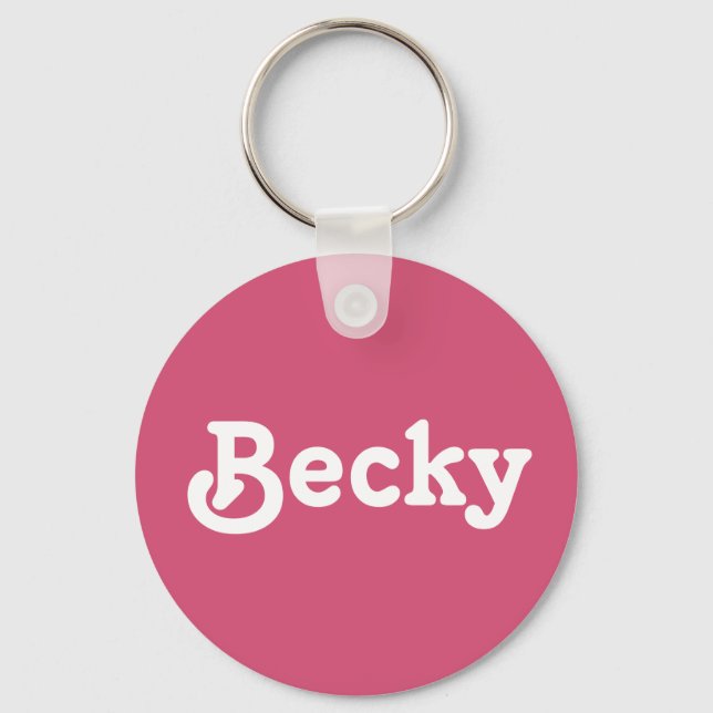 Key Chain Becky (Front)