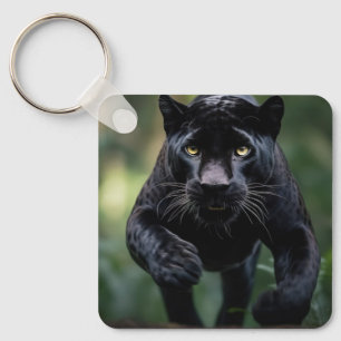 Key Chain Black Leopard