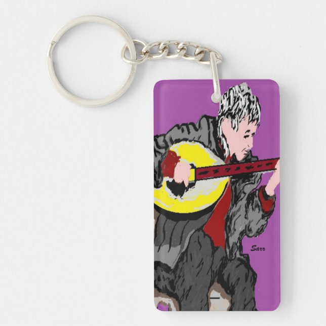 Key Chain /Bouzouki Player (Front)