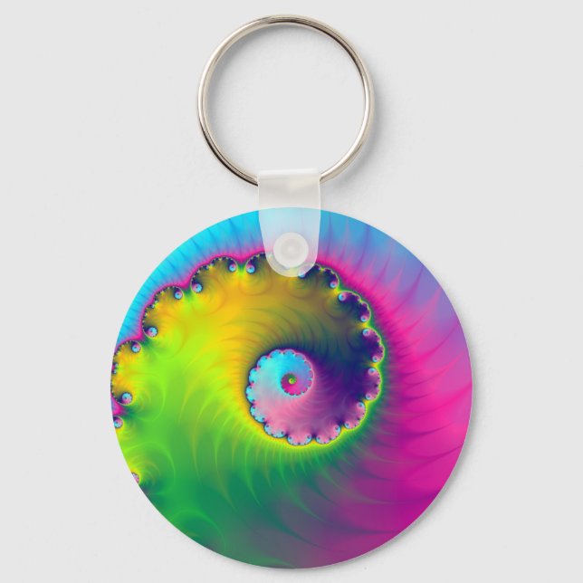 Key Chain  Colour Wash Spiral (Front)