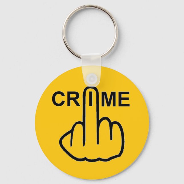 Key Chain Crime Is Criminal (Front)