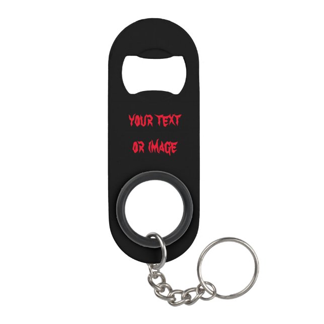 Key Chain Custom Mini Bottle Opener with Key Chain (Back)