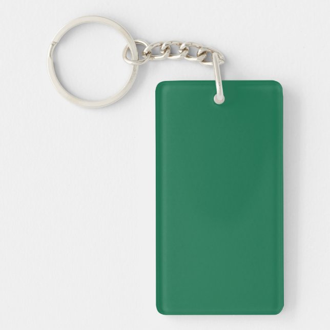 Key Chain: DARK GREEN COLOR Ring (Front)