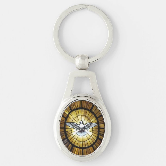 Key Chain--Dove Ring (Front)