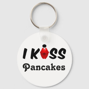 Key Chain I Kiss Pancakes