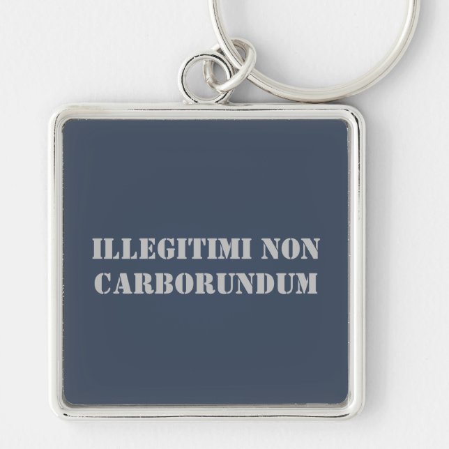Key Chain Illegitimi Non Carborundum (Front)