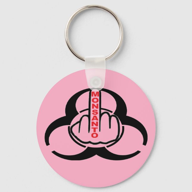 Key Chain Monsanto Bio Hazard Flip (Front)