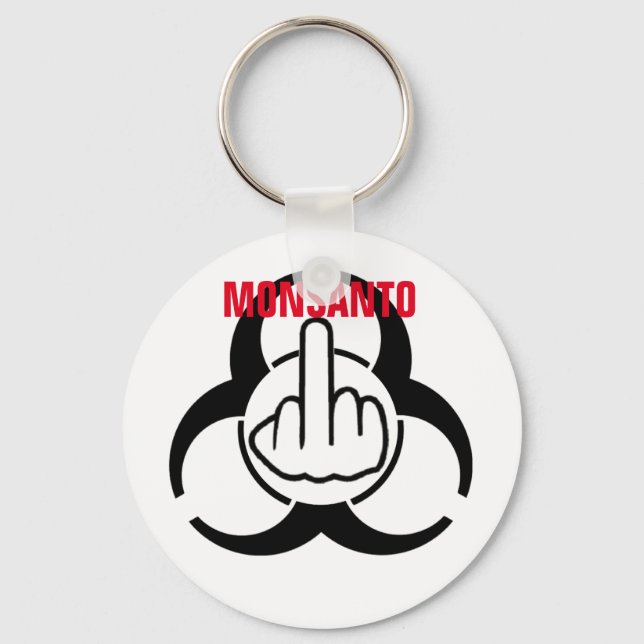 Key Chain Monsanto Bio Hazard Flip (Front)