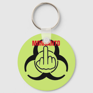 Key Chain Monsanto Bio Hazard Flip