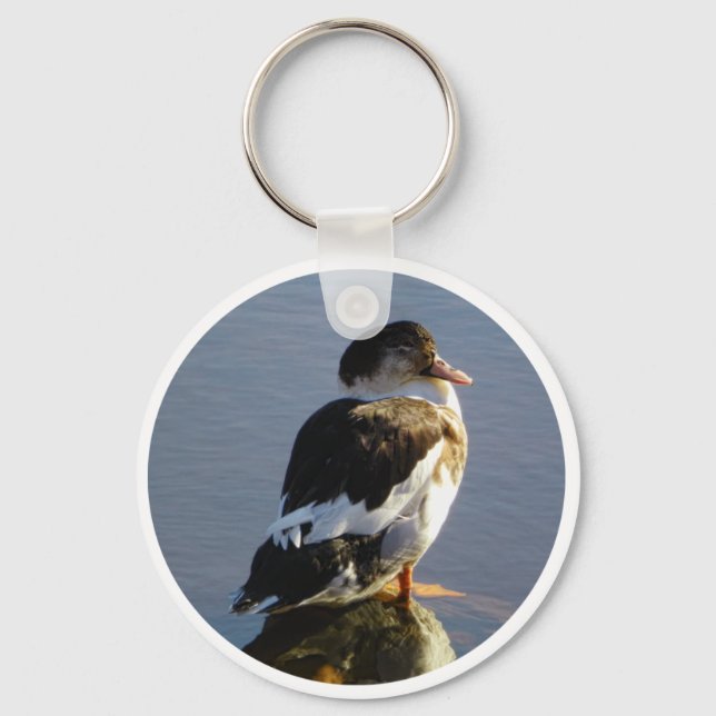 KEY CHAIN-Muscovy Duck Ring (Front)