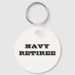 Key Chain Navy Retiree