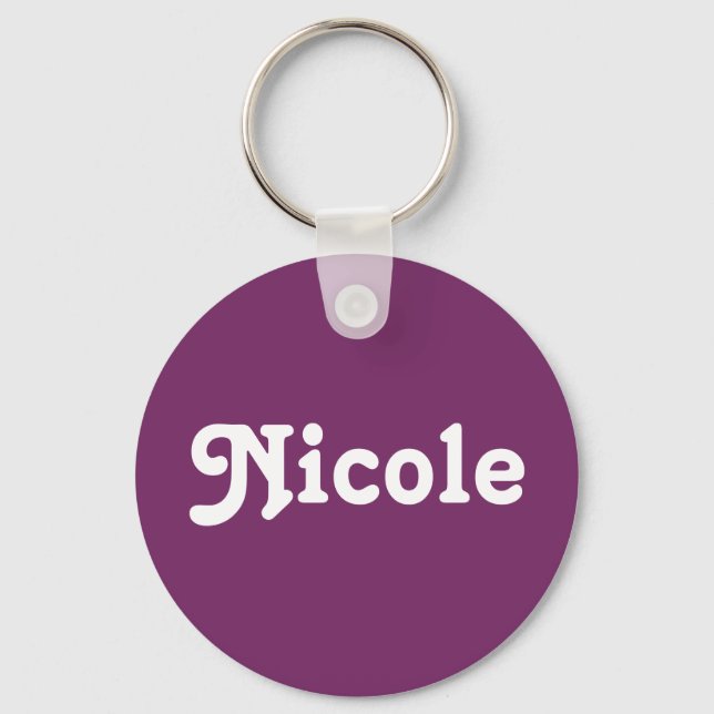 Key Chain Nicole (Front)