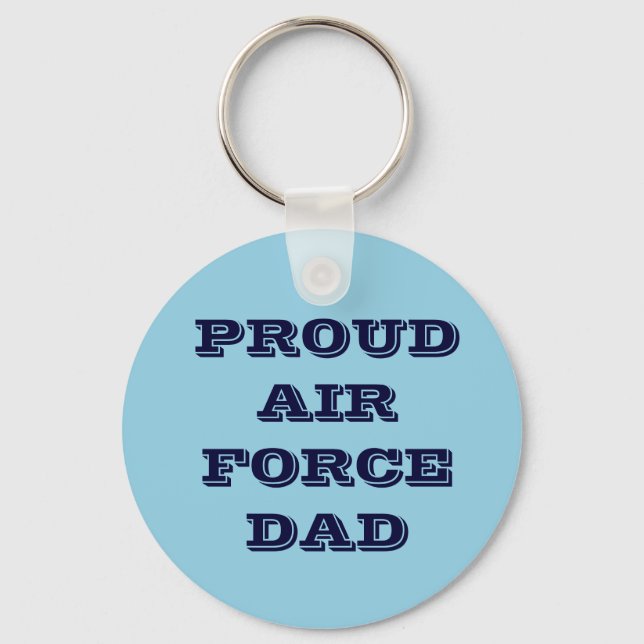 Key Chain Proud Air Force Dad (Front)