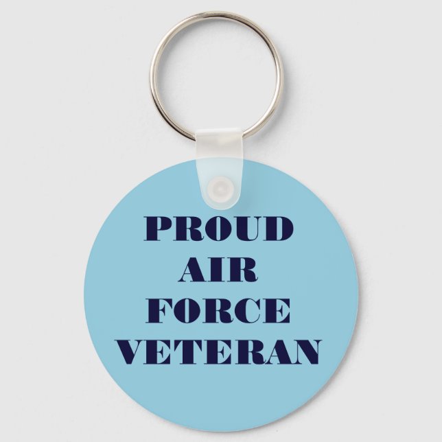 Key Chain Proud Air Force Veteran (Front)
