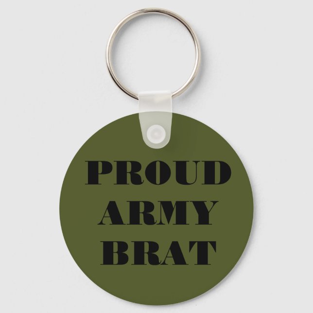 Key Chain Proud Army Brat (Front)
