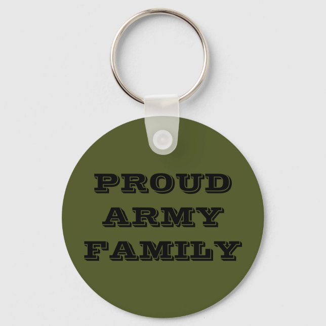 Key Chain Proud Army Family (Front)