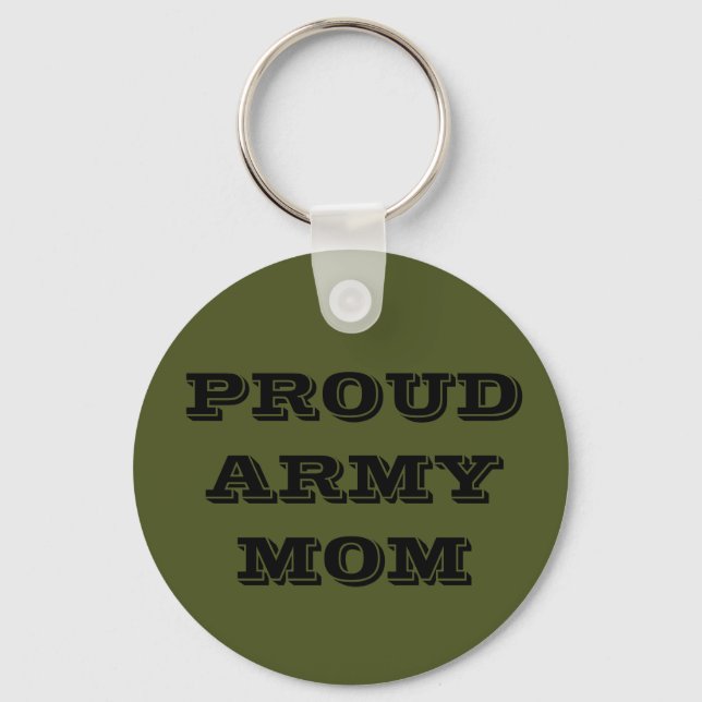Key Chain Proud Army Mom (Front)