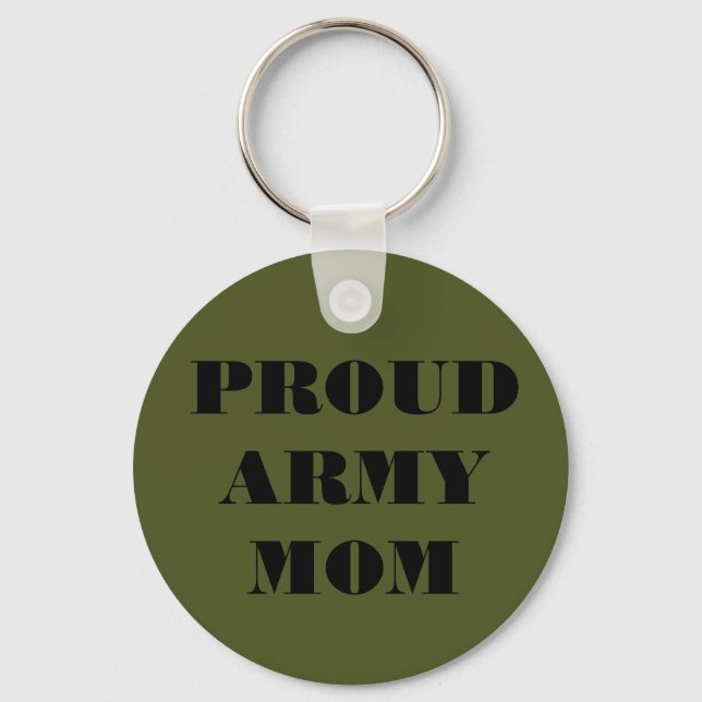Key Chain Proud Army Mum (Front)