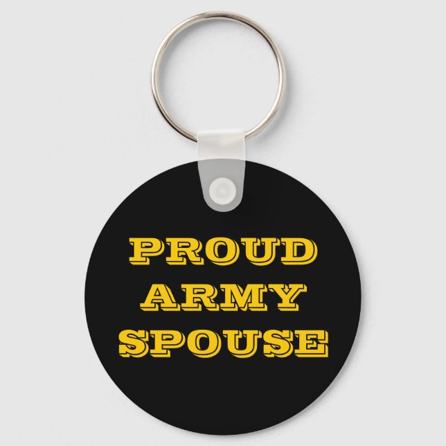 Key Chain Proud Army Spouse (Front)