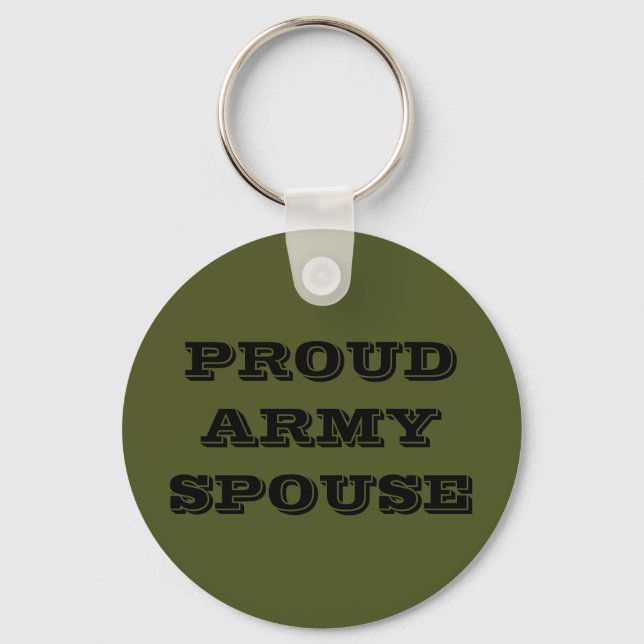 Key Chain Proud Army Spouse (Front)