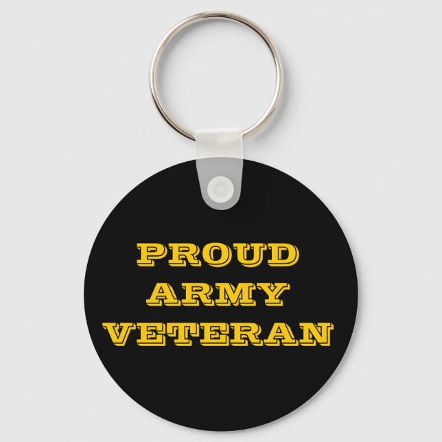 Key Chain Proud Army Veteran (Front)