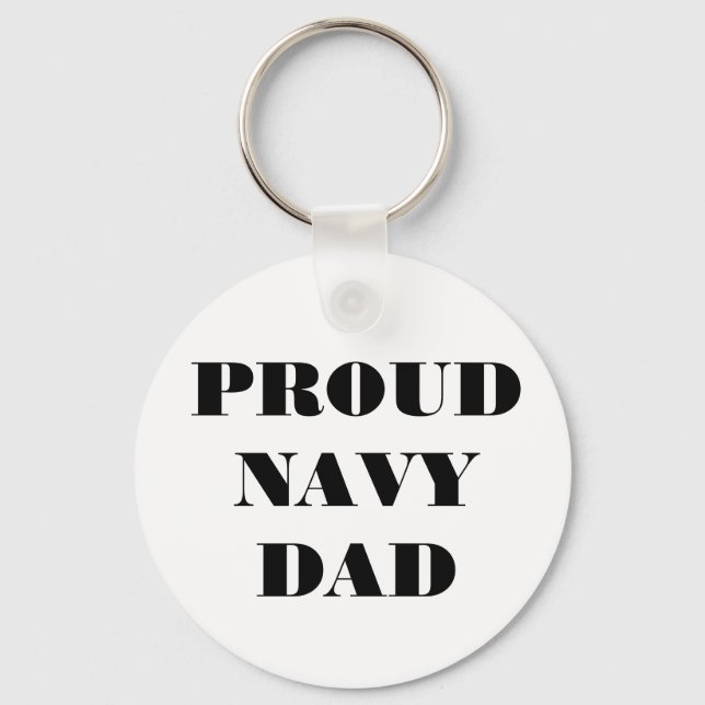 Key Chain Proud Navy Dad (Front)