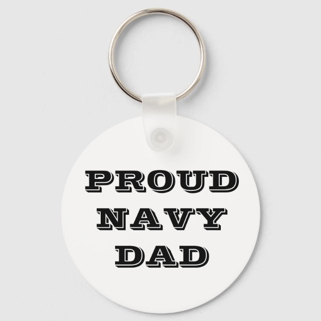 Key Chain Proud Navy Dad (Front)