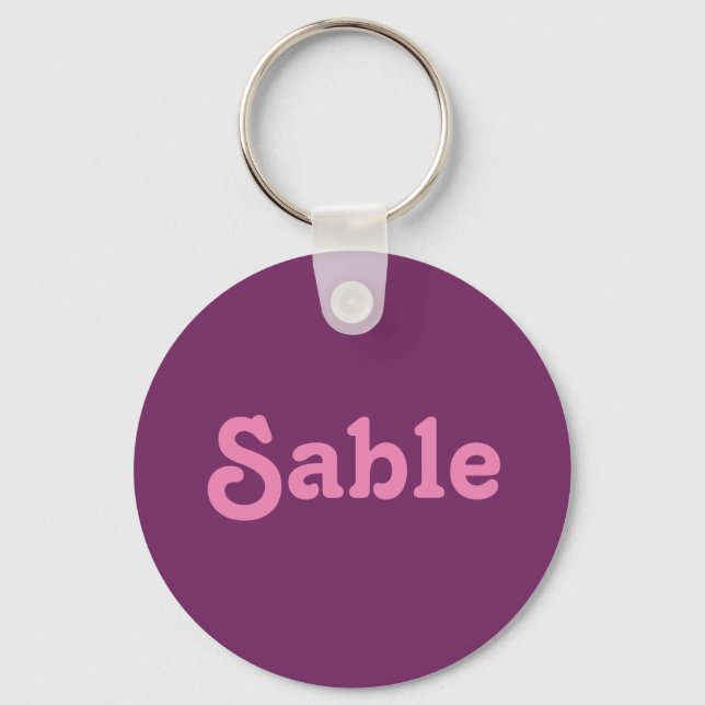 Key Chain Sable (Front)