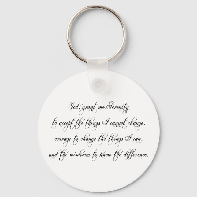 Key Chain - Serenity Prayer (Front)